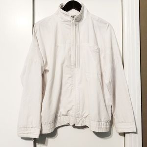 Vintage 80’s White Sporty Vintage Jacket